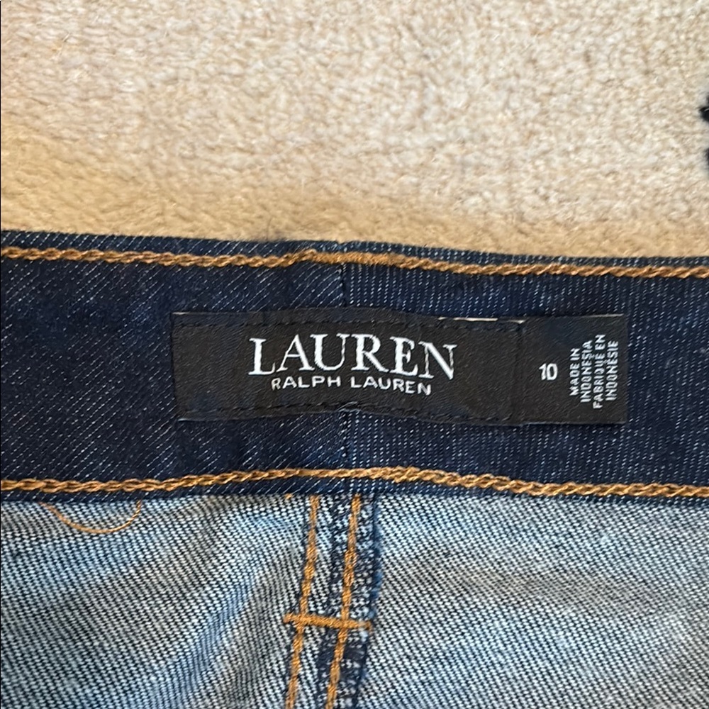 Ralph Lauren Classic Denim Skirt size 10 - Picture 2 of 3